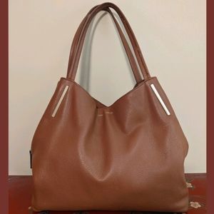 Vince Camuto Ike Tote in Dark Rum